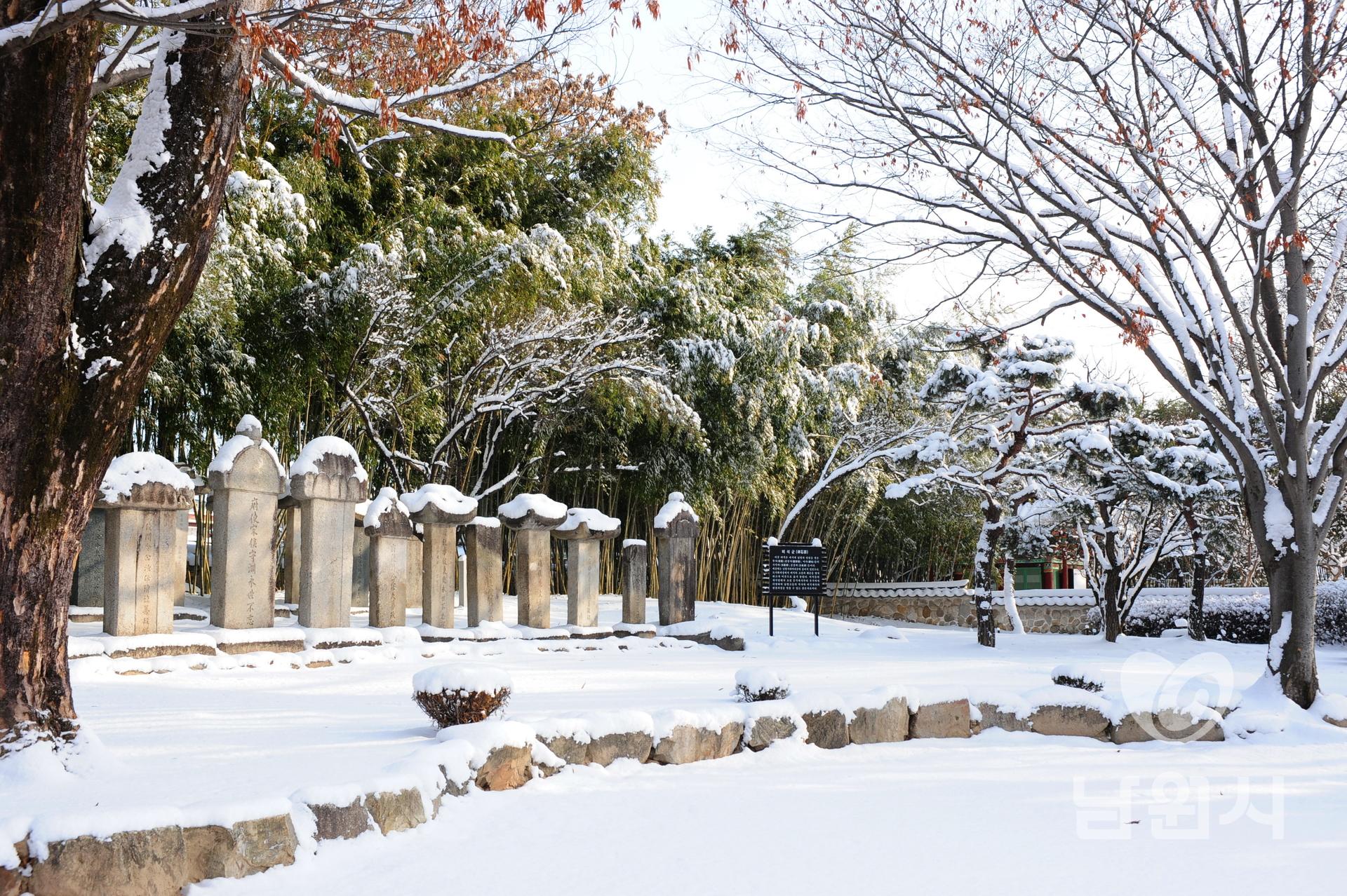 2009 광한루의 겨울 워터마크용 사진
