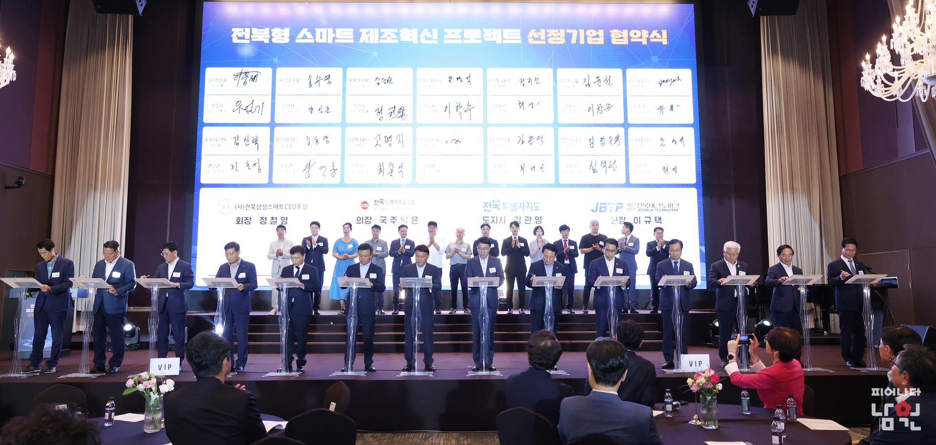 전북형 스마트 제조혁신 프로젝트 선정기업 협약식 워터마크용 사진